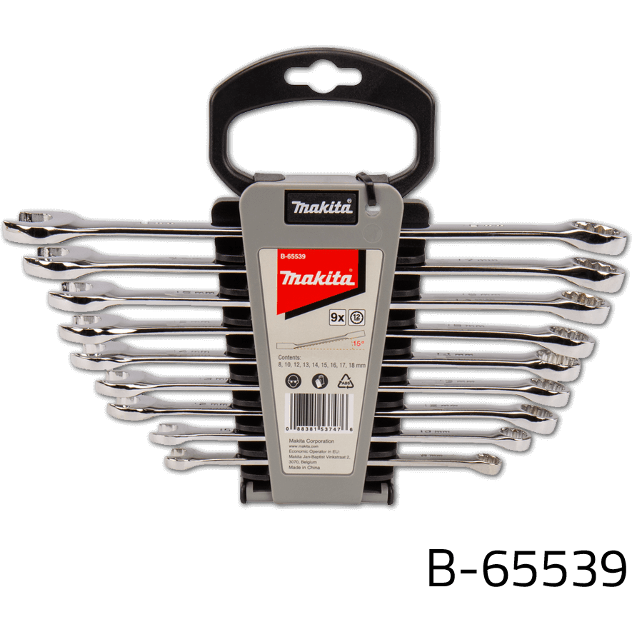 Makita B-65539 9pcs Combination Wrench Set - KHM Megatools Corp. Main image