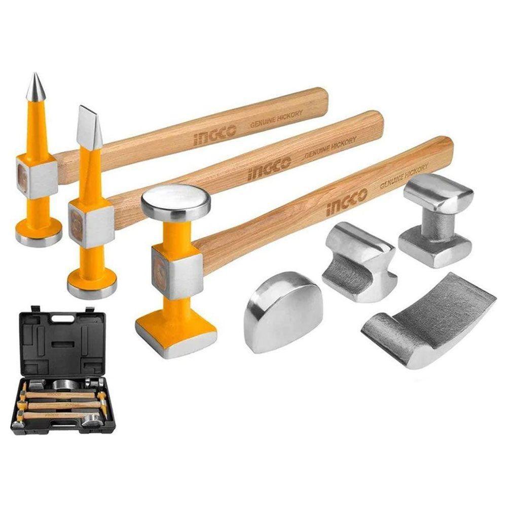 Ingco HBAFH0712 7Pcs Body And Fender Hammer Set Secondary image