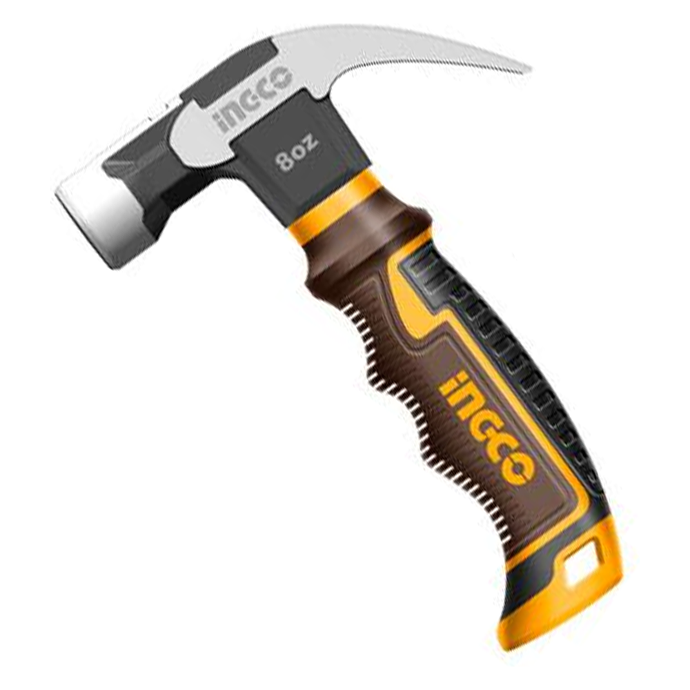 Ingco HCH81008D Mini Claw Hammer Fiberglass Handle 8OZ | Ingco by KHM Megatools Corp. Main image
