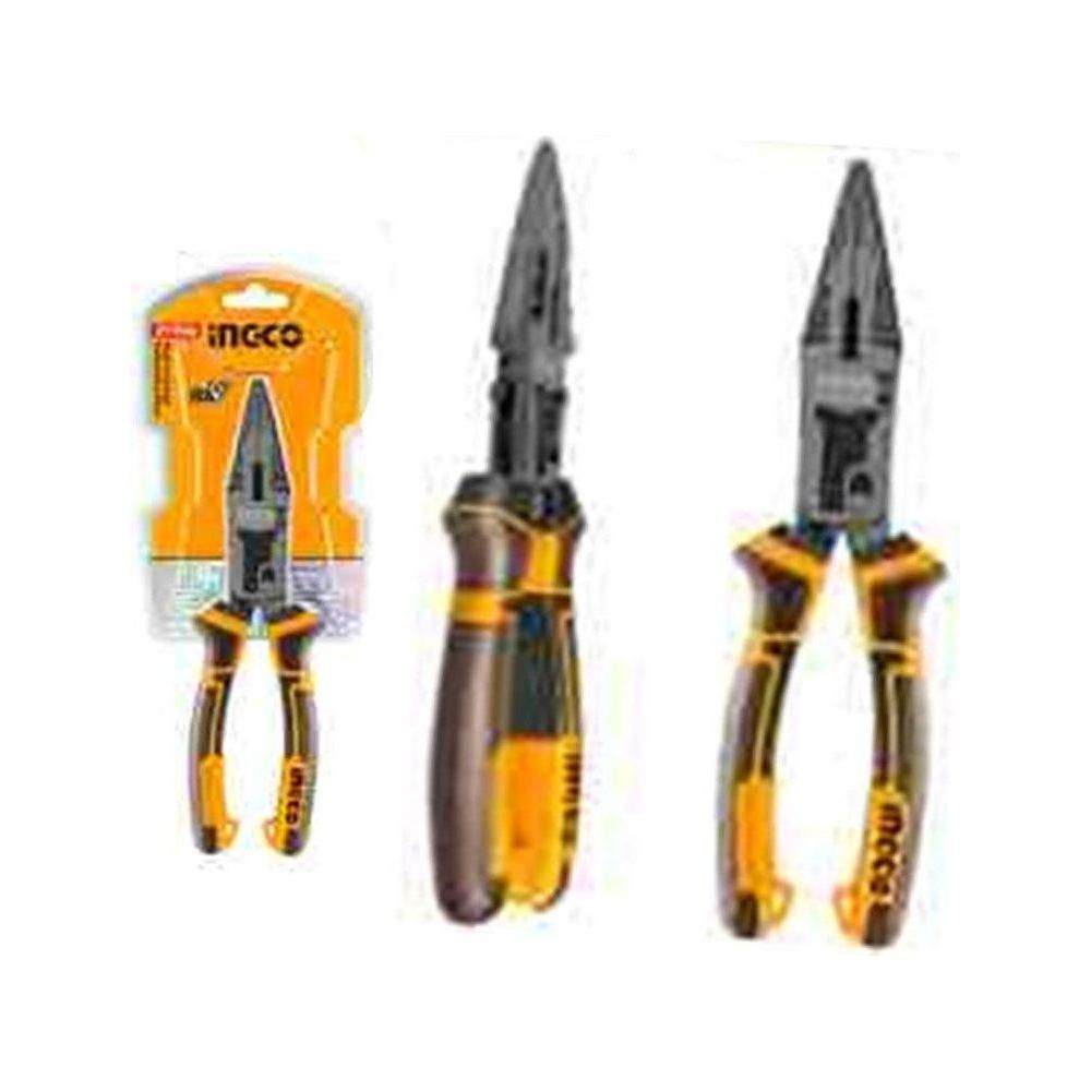 Ingco HCLNP58200 Compound Action Long Nose Pliers - KHM Megatools Corp.