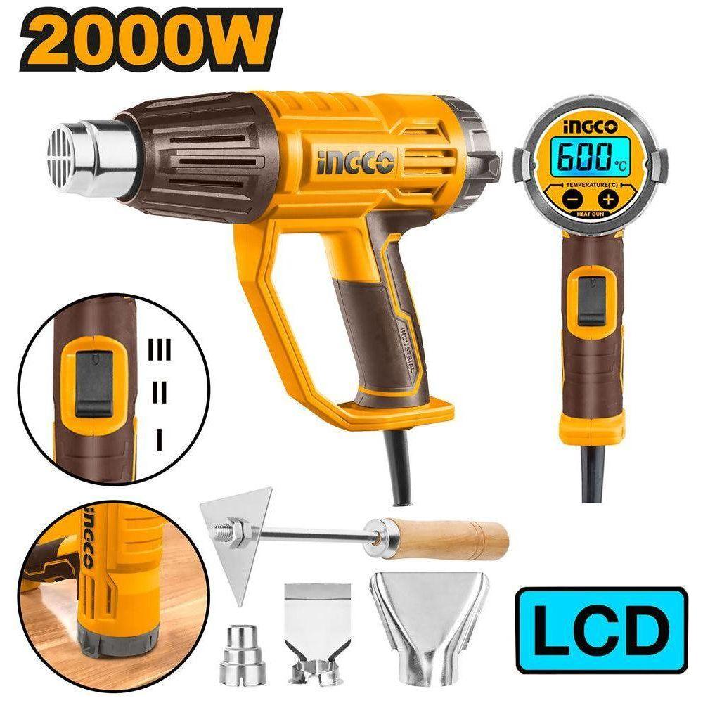 Ingco HG200058 Heat Gun 2000W - KHM Megatools Corp.