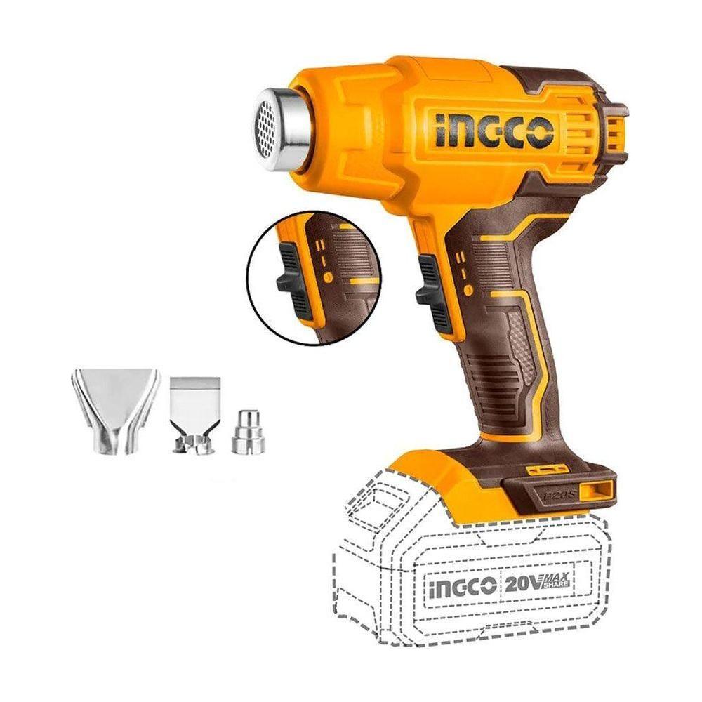 Ingco HGLI2002 Li-Ion Heat Gun 20V - KHM Megatools Corp. Main image