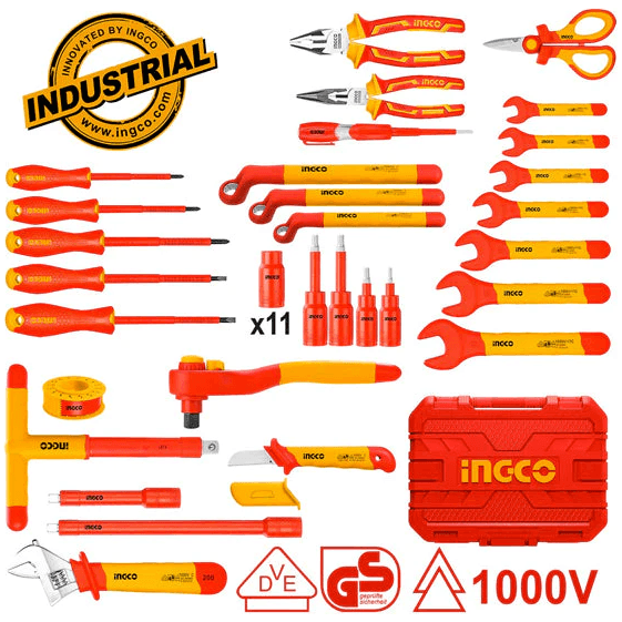 Ingco HKITH4101 41pcs Insulated Hand Tools Set 1000V - KHM Megatools Corp. Main image