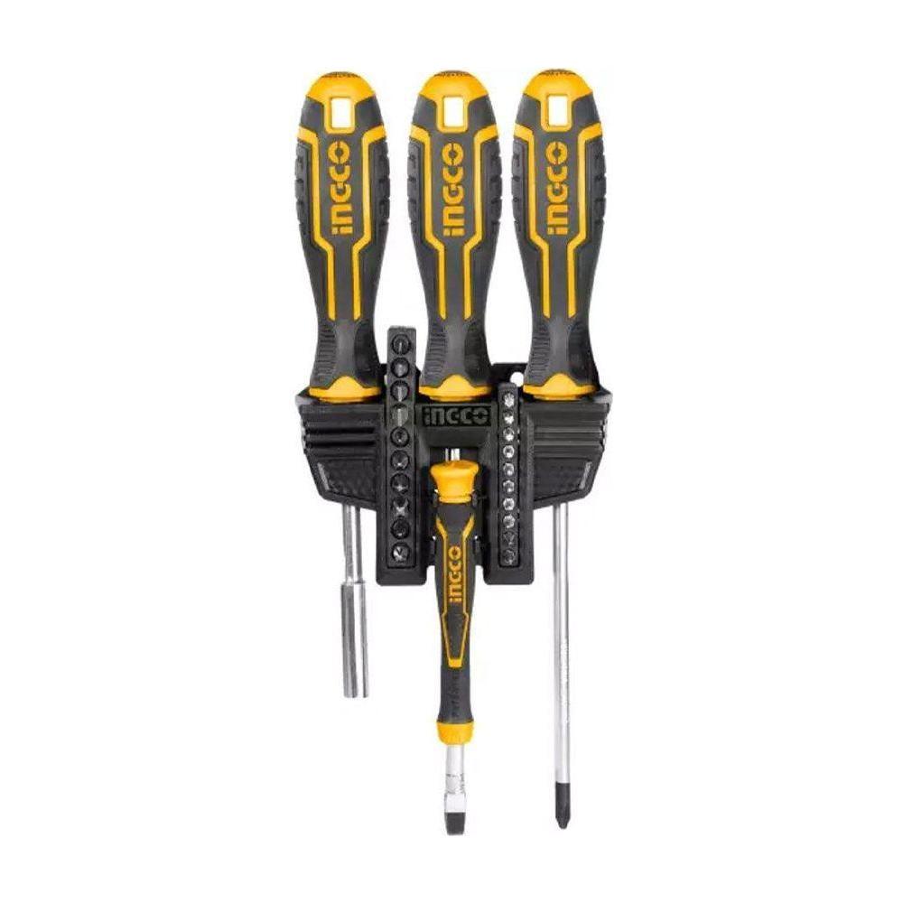 ingco HKSDB02482 Screwdriver and Bit 24Pcs Set - KHM Megatools Corp. Main image