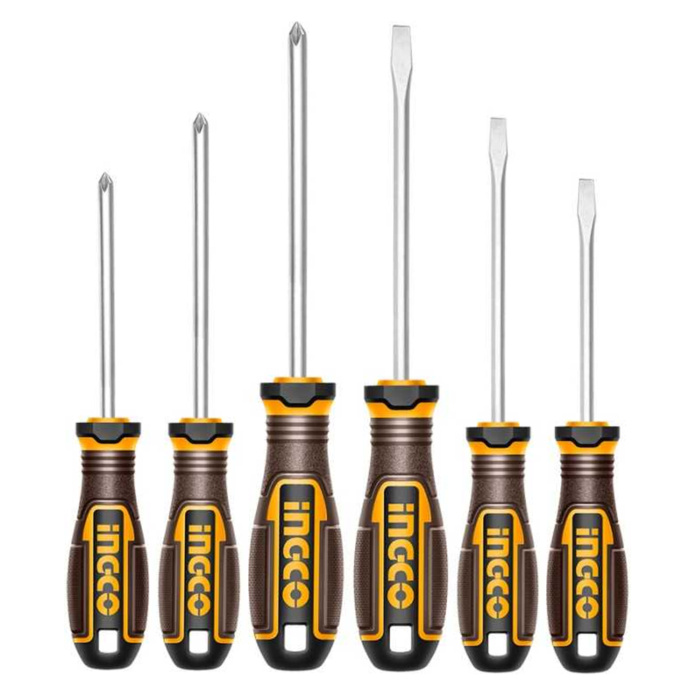 Ingco HKSDS0628 Screwdriver Set 6Pcs | Ingco by KHM Megatools Corp. Main image