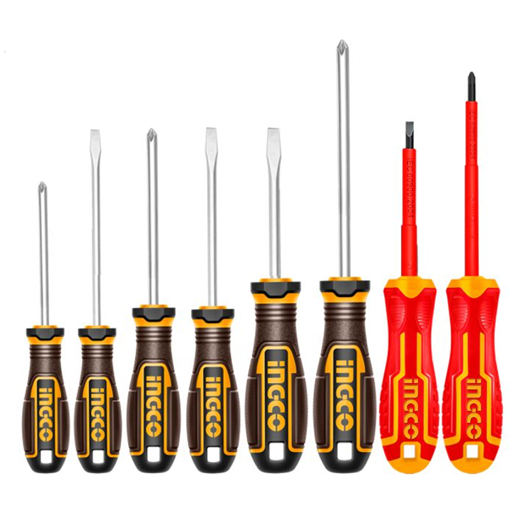 Ingco HKSDS0838 Screwdriver Set 8Pcs | Ingco by KHM Megatools Corp. Main image
