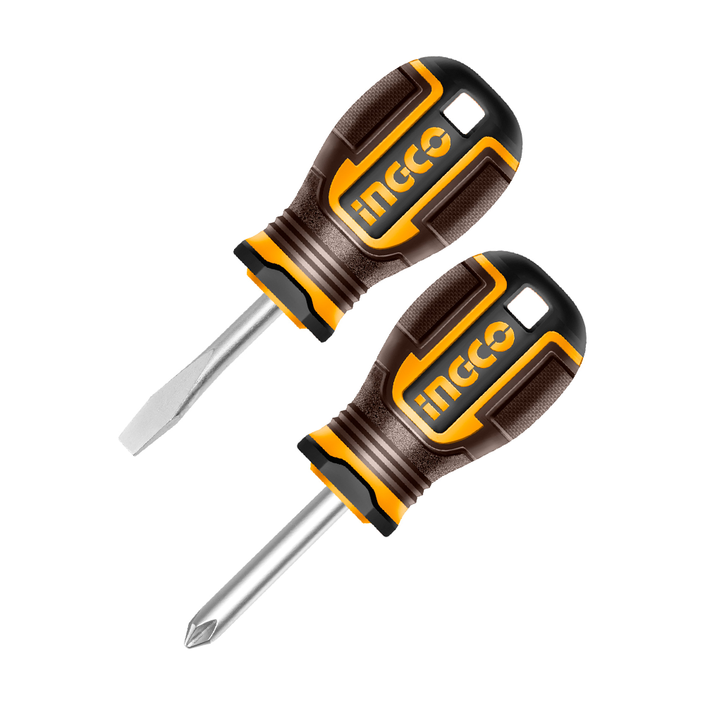 Ingco HKSDS2228 Stubby Screwdriver Set 2Pcs | Ingco by KHM Megatools Corp. Main image