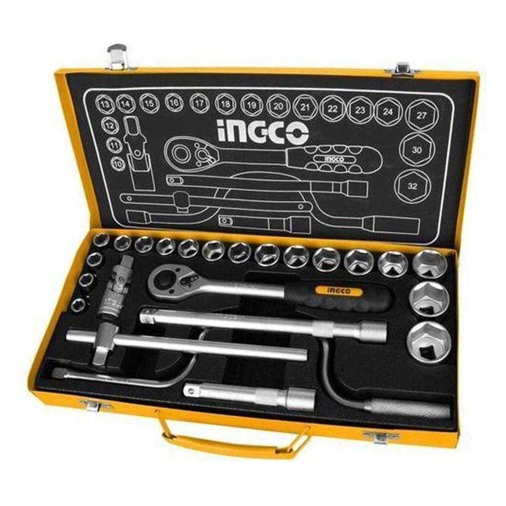 Ingco HKTS12242 1/2' Socket 24Pcs Set - KHM Megatools Corp. Main image