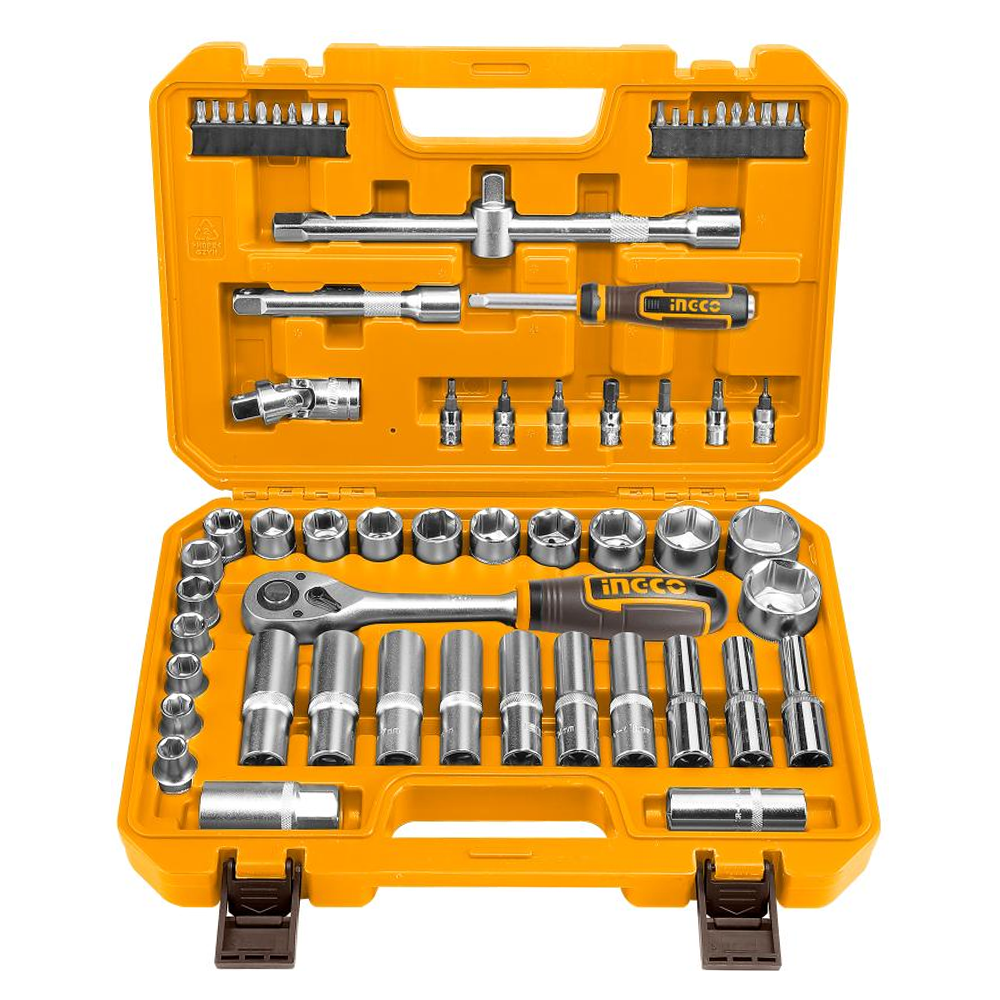Ingco HKTS12602 DR. 1/2"Socket Set 62Pcs | Ingco by KHM Megatools Corp. Main image
