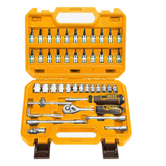 Ingco HKTS14462 1/4" Socket Bit Set 46Pcs