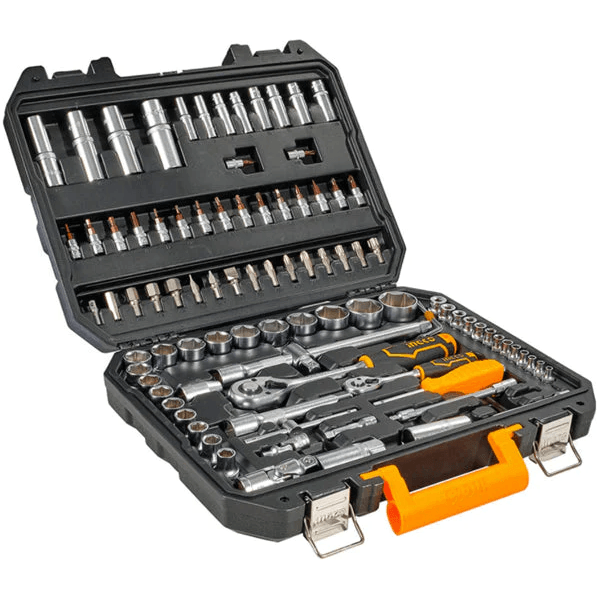 Ingco HKTS42941 94pcs Socket Wrench Set 1/4" + 1/2" Drive - KHM Megatools Corp. Main image