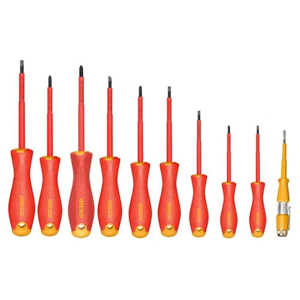 Ingco HKTV01S101 Insulated Hand Tools 10Pcs Set - KHM Megatools Corp. Main image