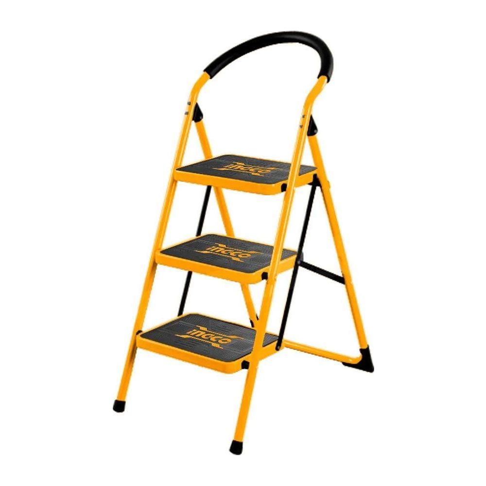 Ingco HLAD09031 Steel Ladder 3 Steps - KHM Megatools Corp.