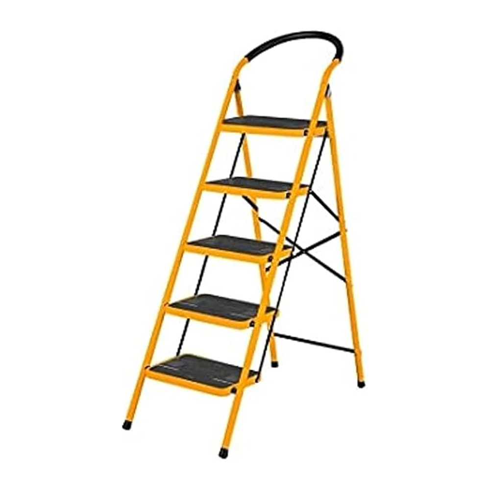 Ingco HLAD09051 Steel Ladder 5-Steps | Ingco by KHM Megatools Corp. Main image