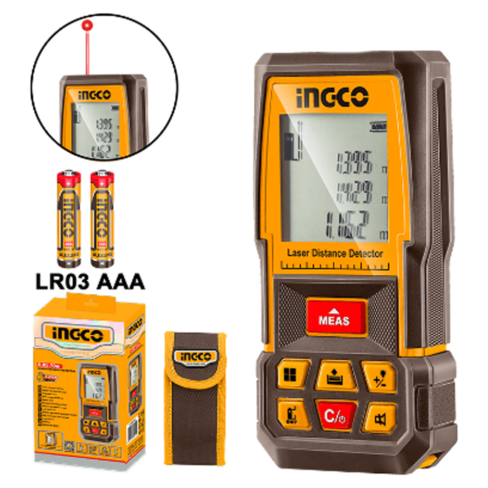 Ingco HLDD1008 Laser Distance Meter / Range Finder 100M Secondary image