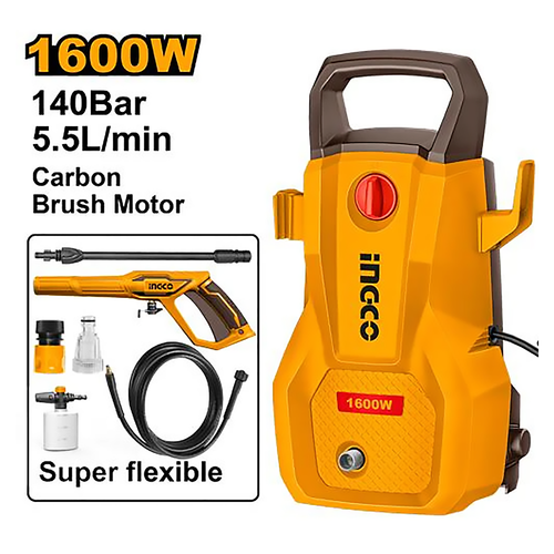 Ingco HPWR16008P High Pressure Washer 1600W