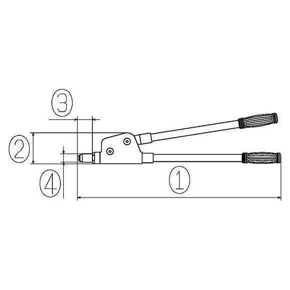 Lobster HR-003A Professional Hand Riveter Secondary image