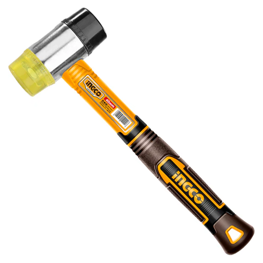 Ingco HRUH8940 Rubber and Plastic Hammer Fiberglass Handle | Ingco by KHM Megatools Corp. Main image