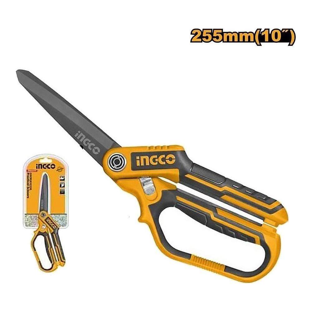 Ingco HSCRS832558 Rubber Grip Long-Blade Heavy Duty Scissors - KHM Megatools Corp. Main image