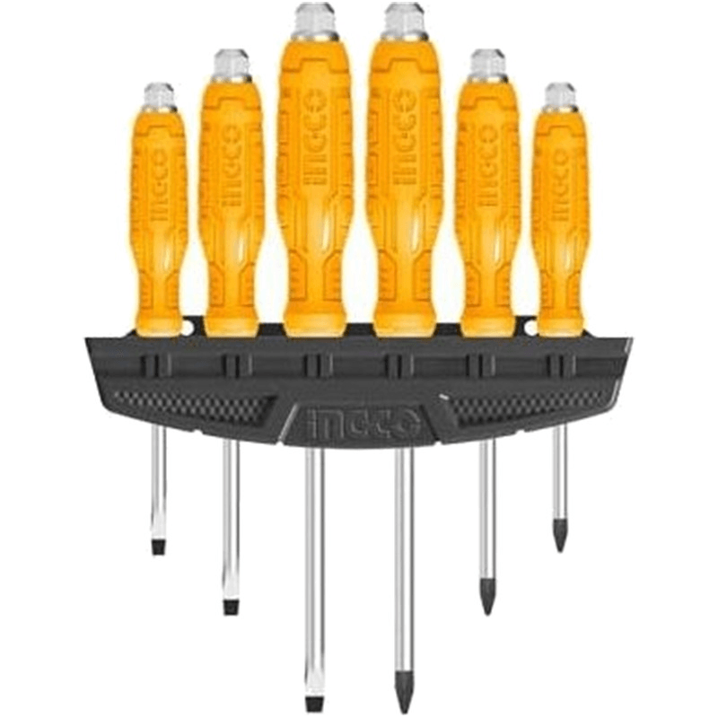 Ingco HSGTDC180601 6pcs Go Through Screwdriver Set - KHM Megatools Corp. Main image