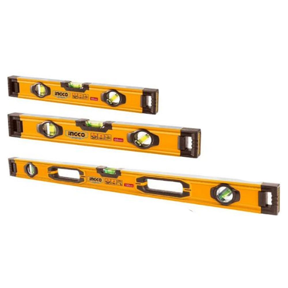 Ingco HSL10203 Spirit Level Bar Set 3Pcs | Ingco by KHM Megatools Corp. Main image