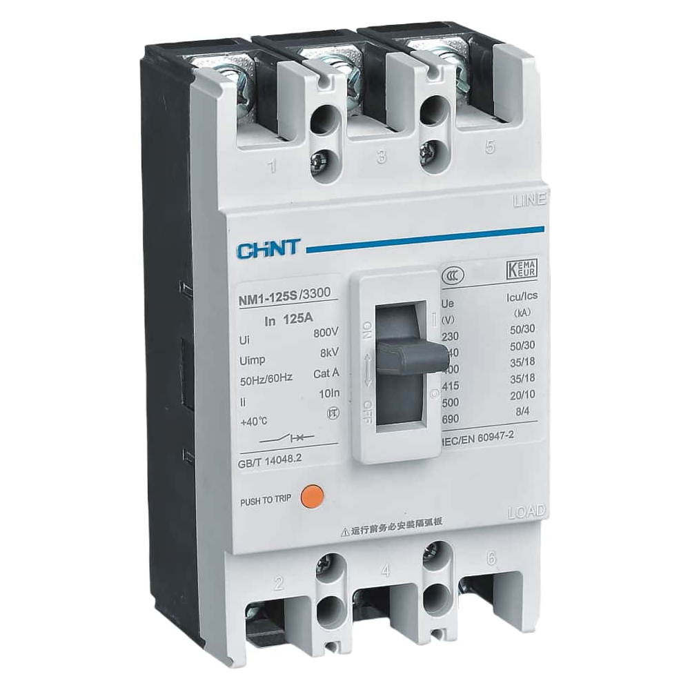 Chint NM1 (125S & 250S /3300) Moulded Case Circuit Breaker (Type S-3 Pole MCCB) | Chint by KHM Megatools Corp.