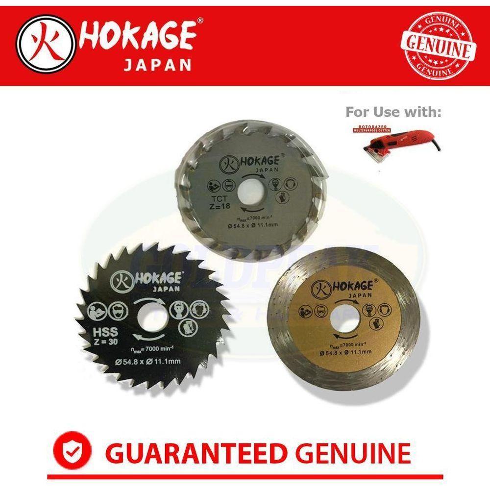 Hokage 3 pcs Blade Set for Rotorazer Secondary image