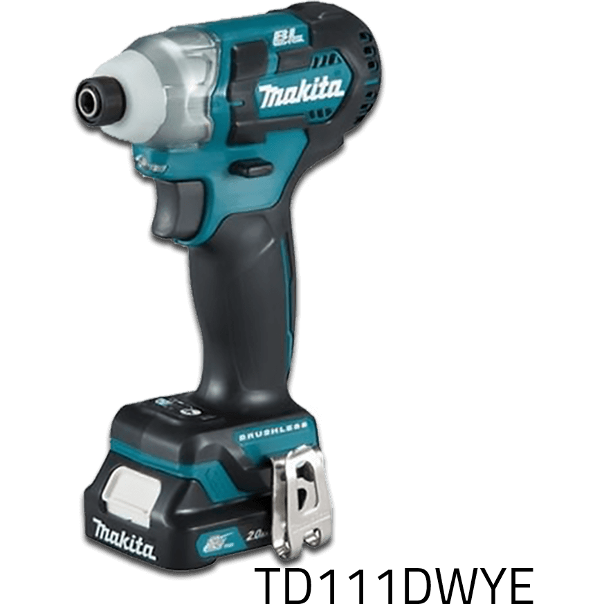 Makita TD111DWYE 12V Cordless Impact Driver 135Nm CXT [Bare] | Makita by KHM Megatools Corp. Main image