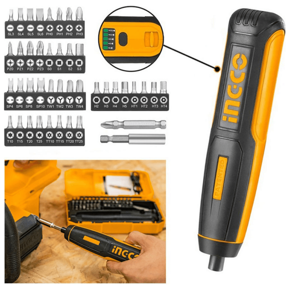 Ingco CSDLI0403 4V Cordless Screwdriver - KHM Megatools Corp. Main image