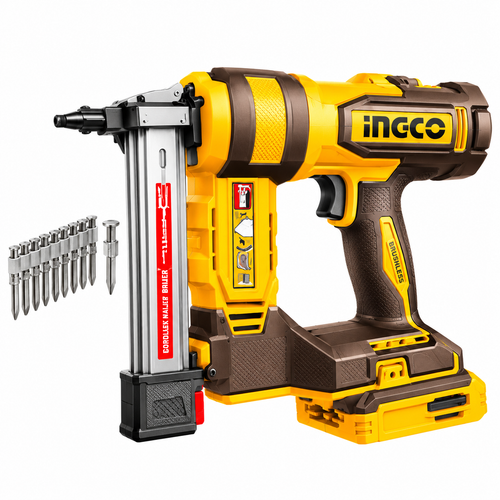 Ingco CBNLI3813G Cordless Brick Nailer 20V (Bare)