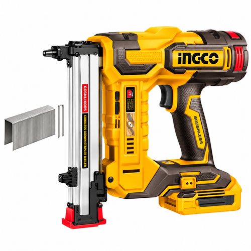 Ingco GCSNLI6005 Cordless Crown Stapler Nailer 20V (Bare)