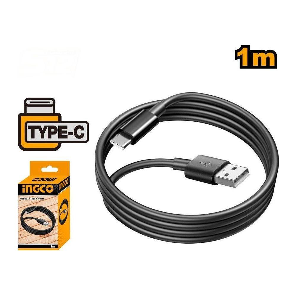 Ingco IUCC01 Usb Type-A To Type-C Cable 1Meter - KHM Megatools Corp. Main image