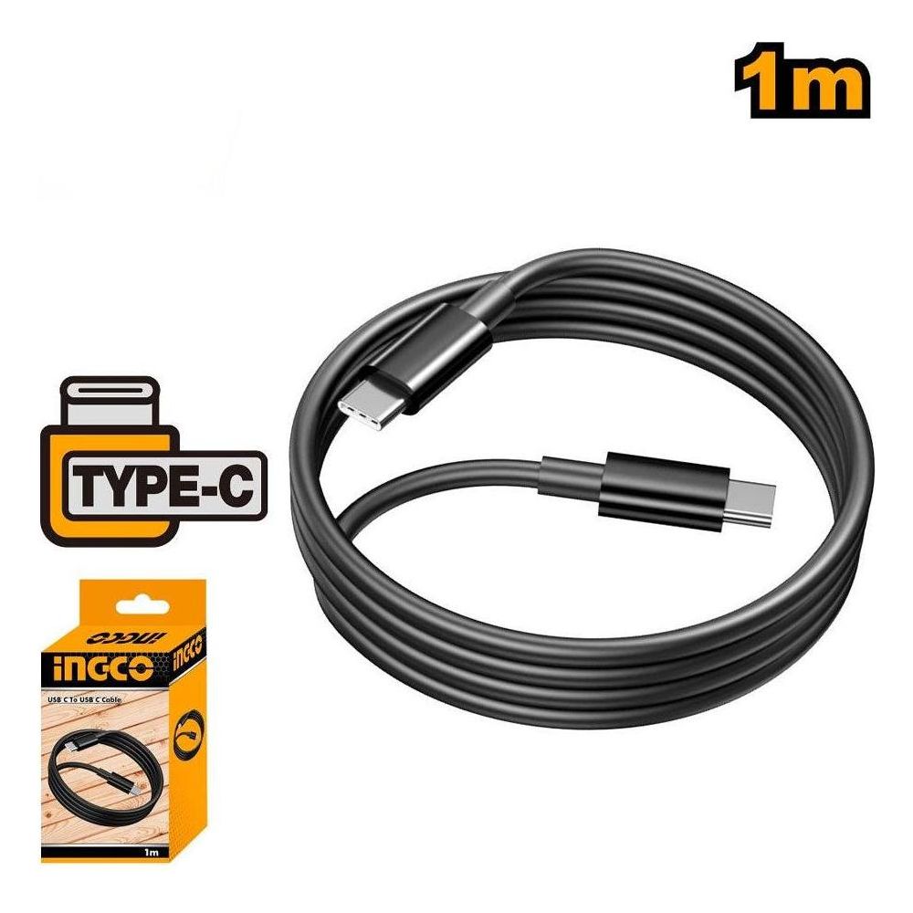 Ingco IUCC02 Usb Type-C To Type-C Cable 1Meter - KHM Megatools Corp.