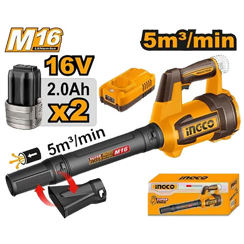 Ingco CABLI168082 Cordless Blower 16V - ToolsSavvy.ph Main image