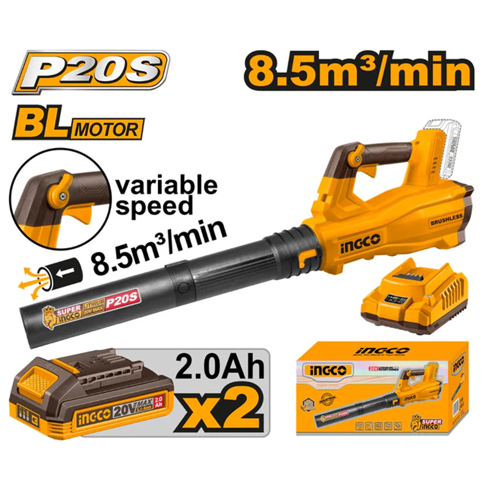 Ingco CABLI20428 LI-ION Blower 20V - ToolsSavvy.ph Main image