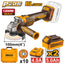 Ingco CAGLI2210032 Cordless Angle Grinder 20V 1200W
