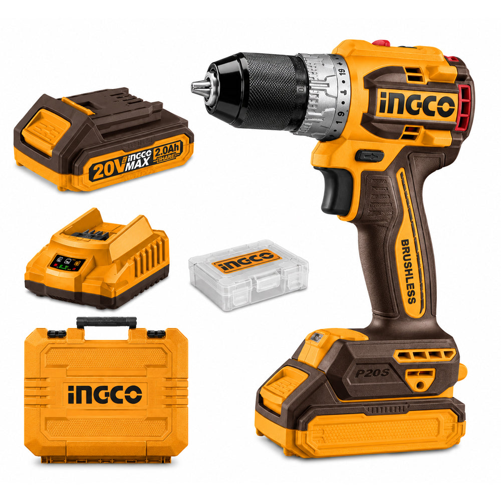 Ingco CDLI20602 60Nm Cordless Drill 20V - ToolsSavvy.ph