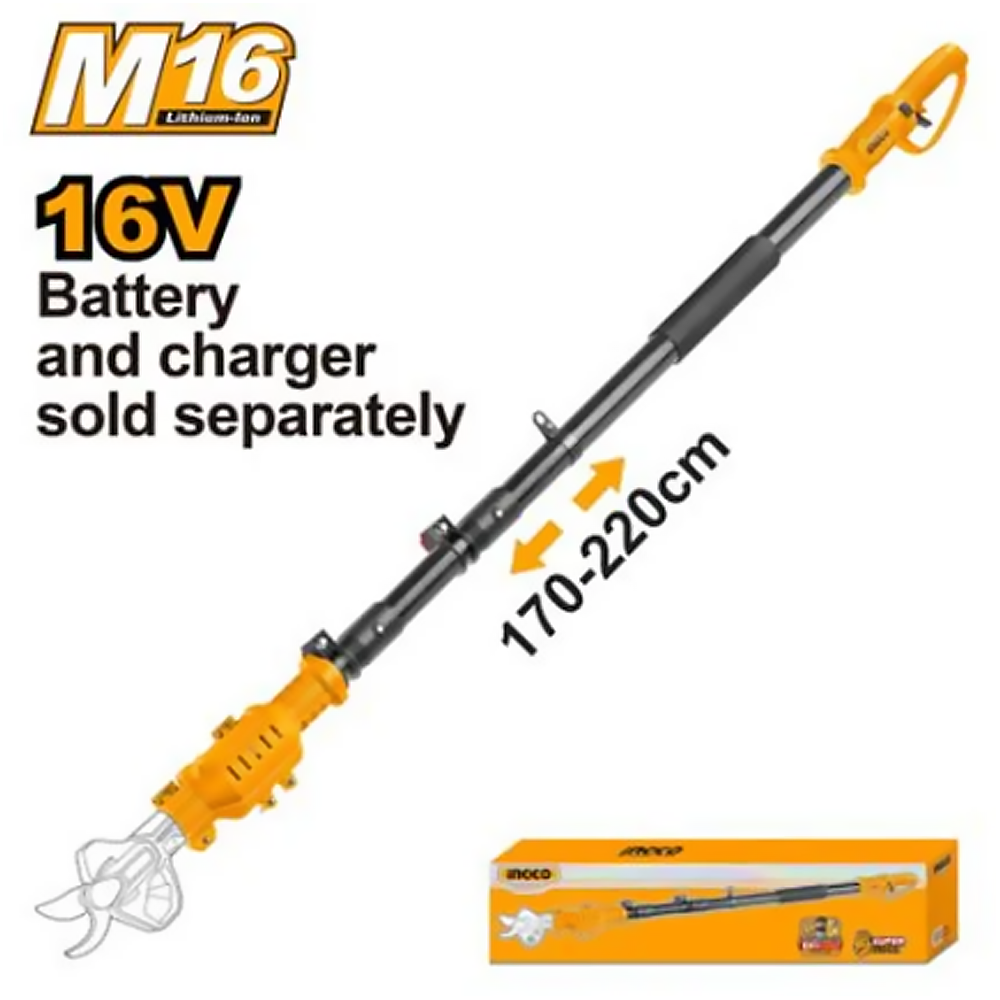 Ingco CERLI1658 Foldable Extension Pole 16V - ToolsSavvy.ph Main image