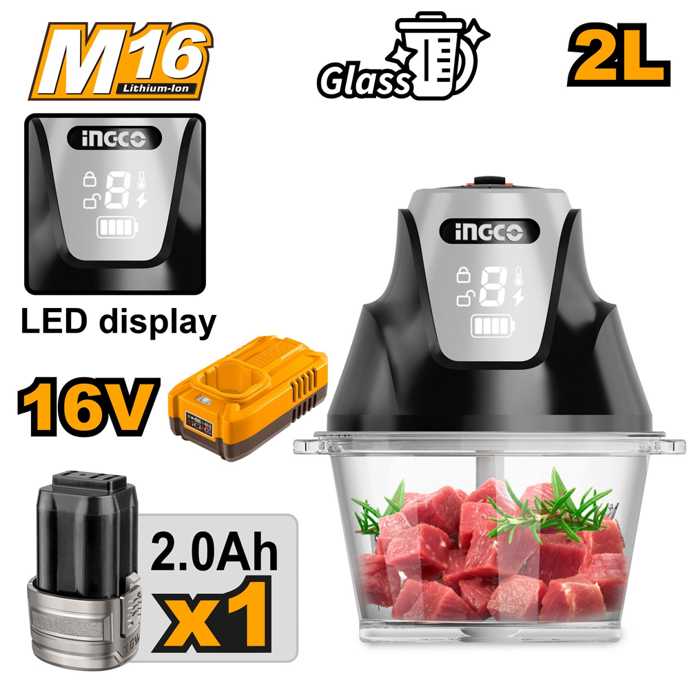 Ingco CFP029K Cordless Chopper 2L