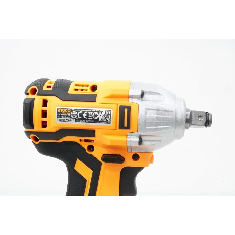 Ingco CIWLI2001 20V Cordless Li-Ion Impact Wrench 20V BL Motor | Ingco by KHM Megatools Corp.