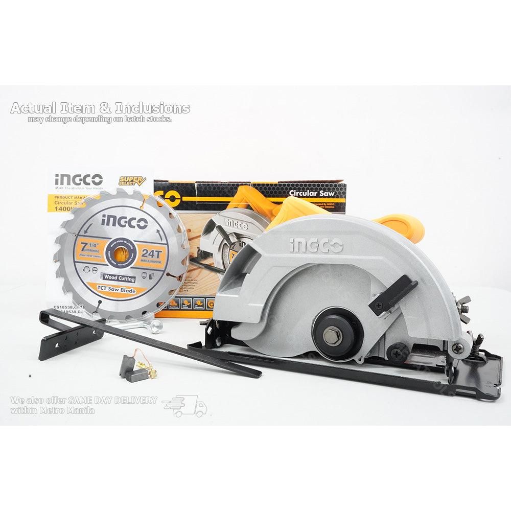 Ingco CS185382 Circular Saw 1400W 7" (SS) - KHM Megatools Corp.