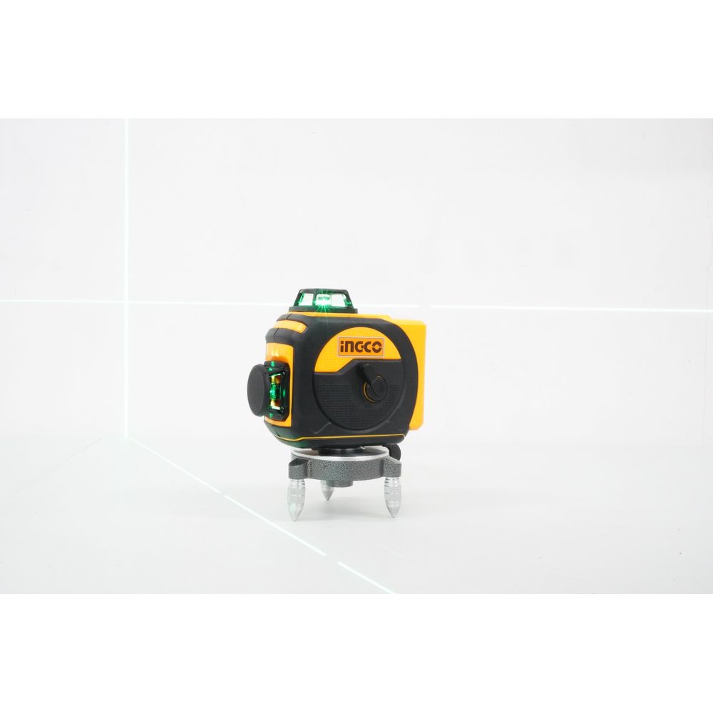 Ingco HLL255267 3D x 360° Line Laser Level (Green) [5000 mAh] | Ingco by KHM Megatools Corp.