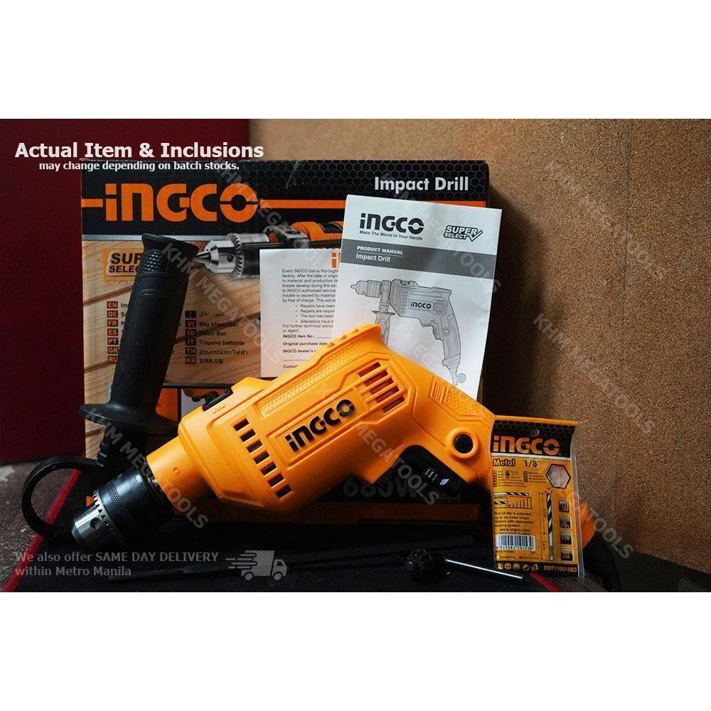 Ingco ID68016P / ID6808 Hammer Drill 13mm 680W [SS] Secondary image