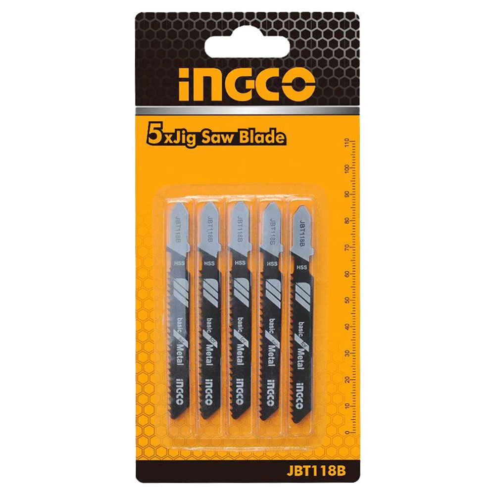 Ingco JBT118B Jigsaw Blade fro Metal 5pcs | Ingco by KHM Megatools Corp. Main image