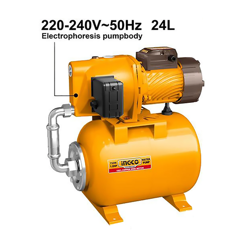 Ingco JPT075068-5 Automatic Self-priming Jet Pump 750W 1HP