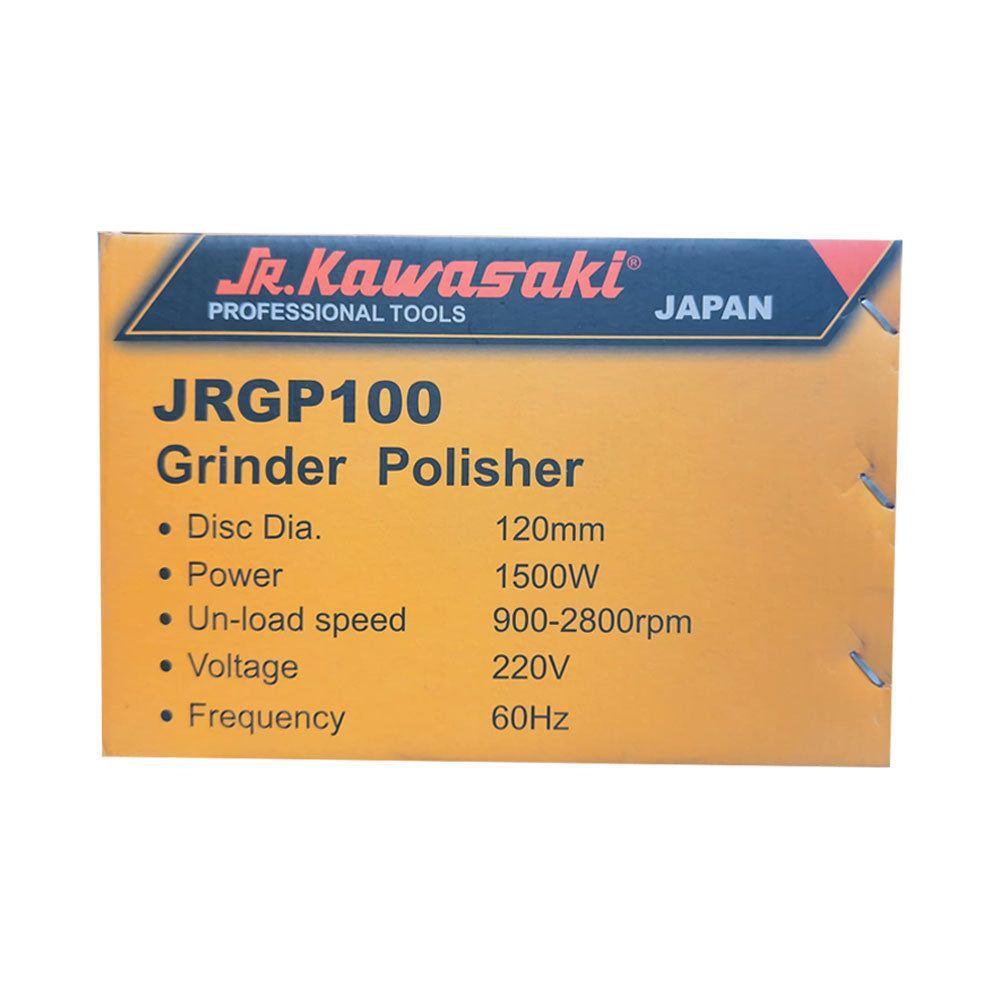 JR Kawasaki JRGP100 Grinding Polisher / Drum Sander 120mm 1500W | Jr Kawasaki by KHM Megatools Corp.