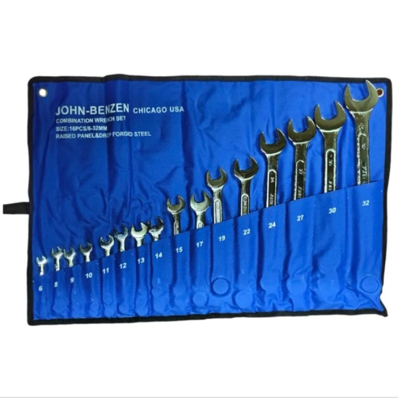 John Benzen Combination Wrench Set 6-32mm 14pcs