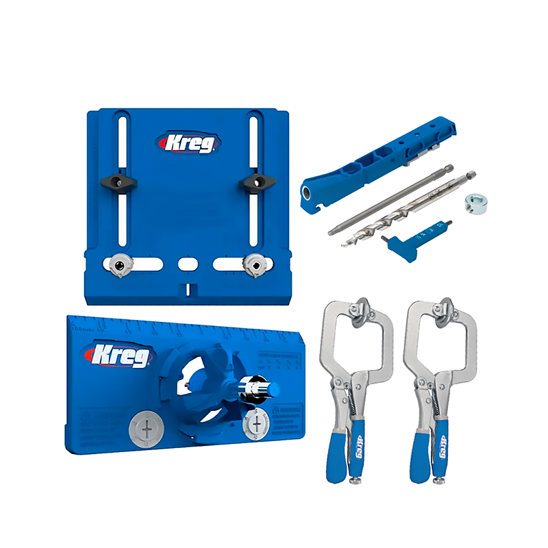 Kreg KHI-PROMO-21 Hardware Jig Installation & Pocket Hole Jig Kit