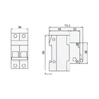 Omni Mini Circuit Breaker 2-Pole | Omni by KHM Megatools Corp.