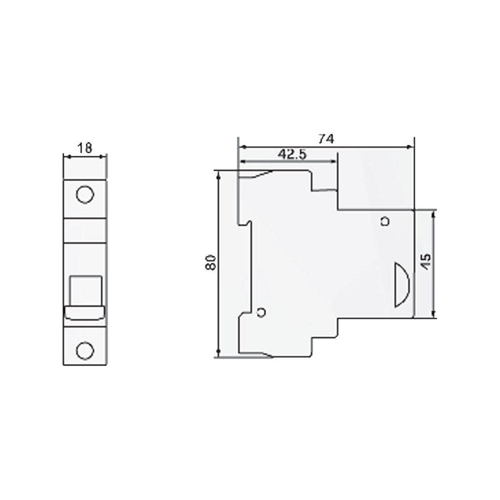 Omni Mini Circuit Breaker 1-Pole Secondary image